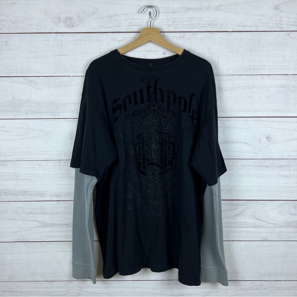 South Pole Thermal Sleeve Y2K Shirt XXL